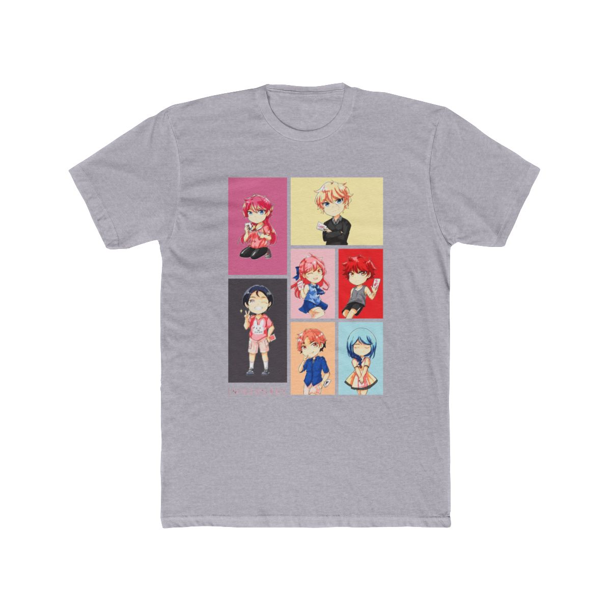 UnOrdinary Chibi Group Boyfriend Fit Girls T Shirt