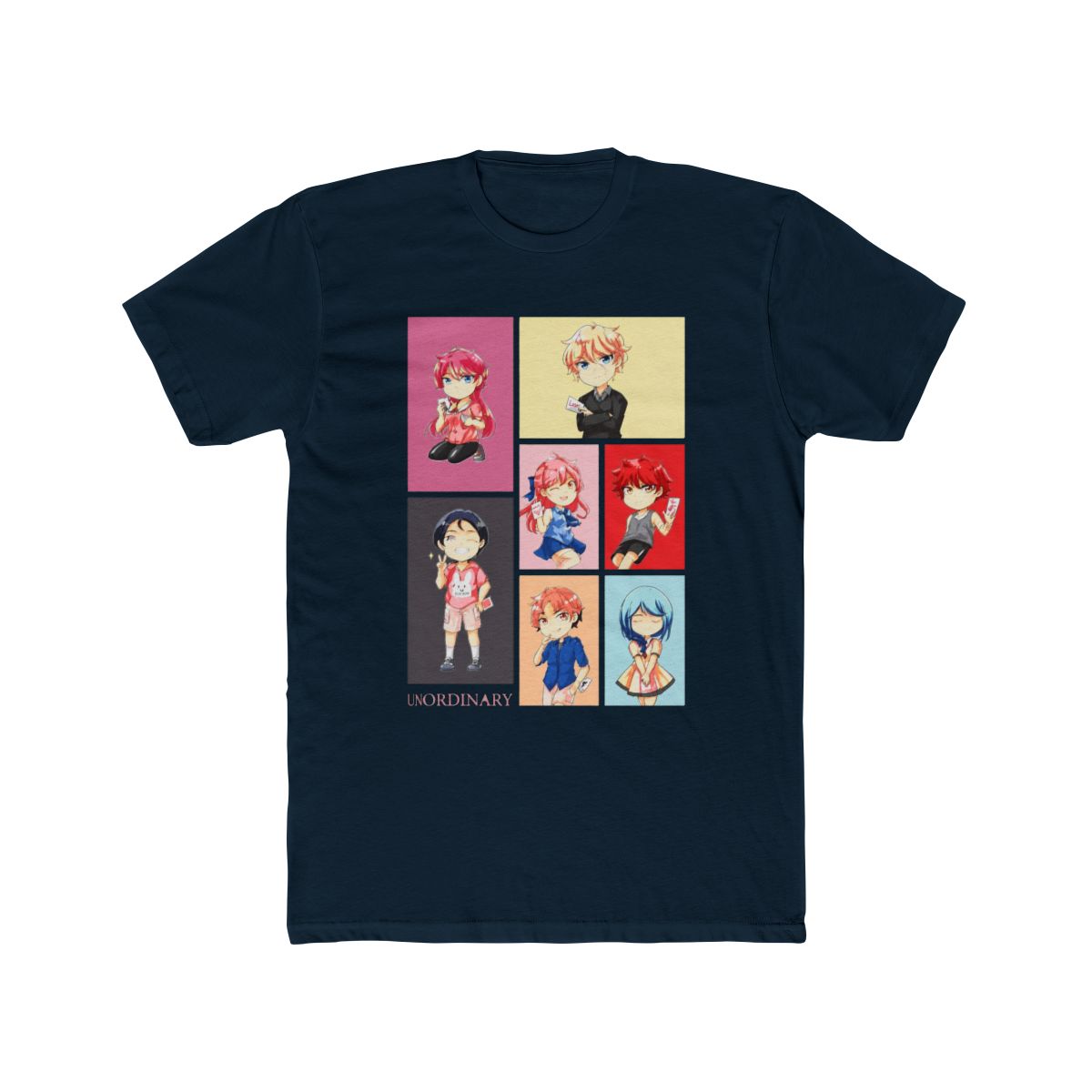 UnOrdinary Chibi Group Boyfriend Fit Girls T Shirt